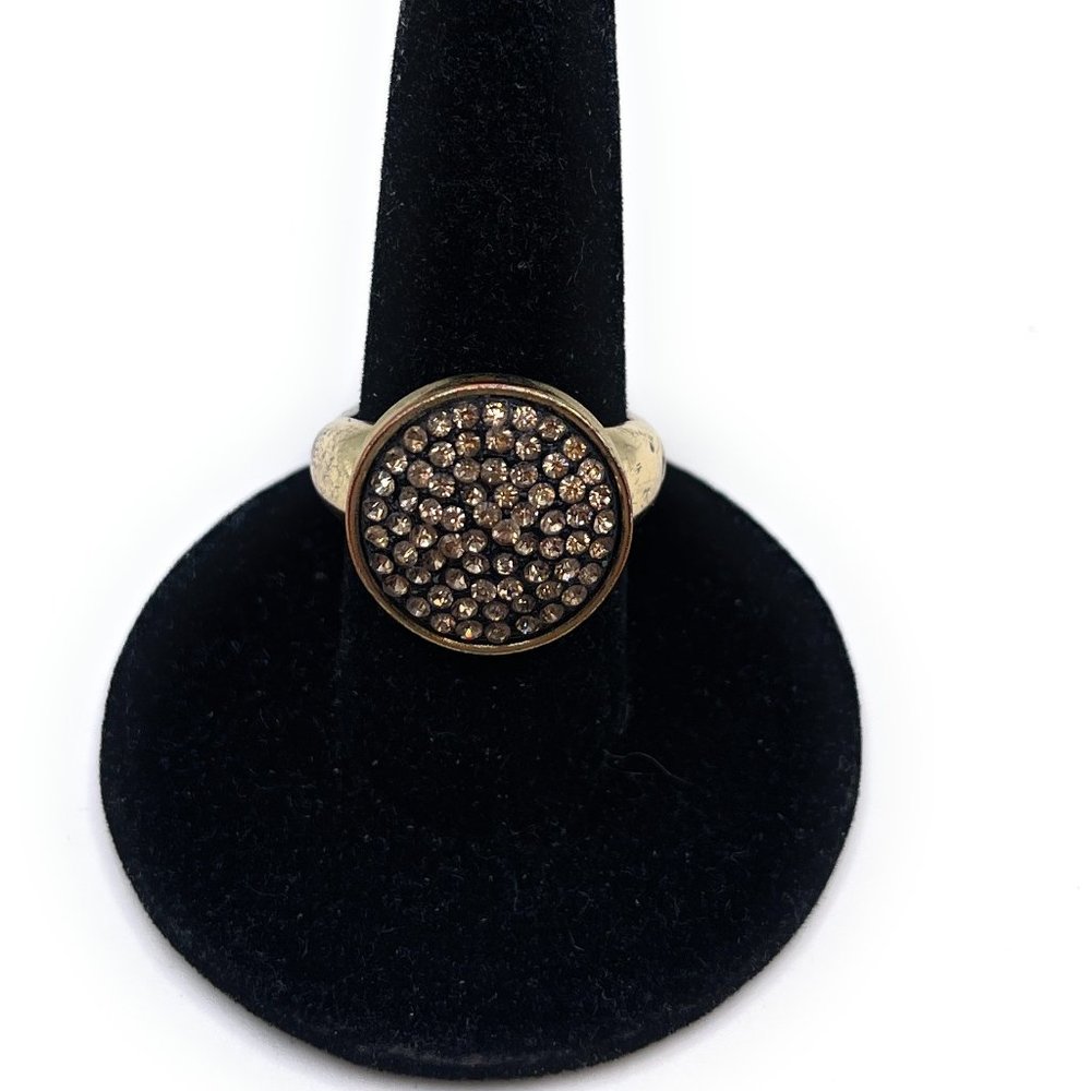 Cookie Lee Crystal Stretch Ring - 26232